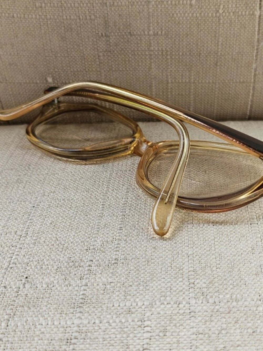 Vintage Rodenstock Women Eyeglasses Frame Tan/Brown Tone Eyewear SYBILLE Glasses - Picture 7 of 11